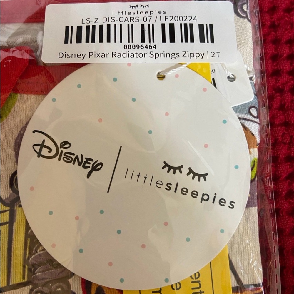 Little Sleepies Disney Pixar Cars Radiator Springs Zippy - Red, White, Yellow - Picture 2 of 2